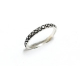 Anel Prata 925 Pandora Stilo Xadrez