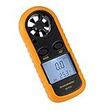 Anemômetro Digital Lttsoyh GM816- Medidor De Velocidade Do Vento Com LCD- Termômetro Para Atividades Ao Ar Livre E Meteorologia