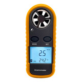 Anemômetro Digital Medidor De Temperatura E Velocidade Vento