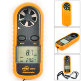 Anemômetro Digital Medidor Velocidade Do Vento E Temperatura