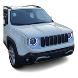 Angel Eyes Olho Anjo Led Drl Diurno Jeep Renegade Full