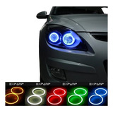 Angel Eyes Rgb Para Hyundai I30 Muda De Cor C Controle