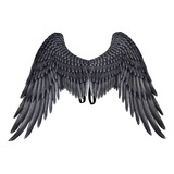 Angel Wings Madigras Halloween Asas Extra Grandes Pretas E B