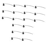 Angoily 18 Peças Conector De Fio E12 Suporte De Lâmpada Soquete De Luz Candelabro Suporte De Lâmpada Pingente Soquetes Elétricos Para Lâmpadas Base De Lâmpada E12 Base De Lustre
