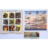 Angola Guiné 2 Blocos 24 Selos Mint Fauna 2002