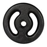 Anilha De 02 Kg Pintada Preto Padrão Par