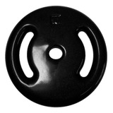 Anilha Emborrachada Vazada 5kg Preto
