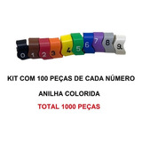 Anilha Hellermann Tyton 0 A 9 Cabo 0 5 6 0mm Colorido