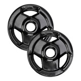 Anilha Sport Emborrachado 1 Par 02kg Furo Olímpico Fit Cross