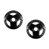 Anilha Sport Emborrachado 1 Par 20kg Furo Olímpico Fit Cross