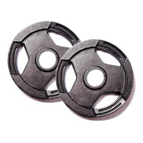 Anilha Sport Pintada 1 Par 20kg Furo Olímpica Fit Musc Cross