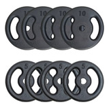 Anilhas 36kg Ferro Fundido Diversificadas