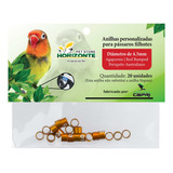 Anilhas Fechadas Marcação Agapornis Forpus Hooded 4 5mm
