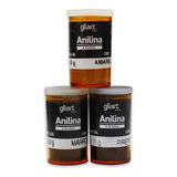 Anilina A Álcool Glitter Gliart cores Cartela Cor Vemelho