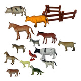 Animais Brinquedo Fazendinha Cavalo Vaca Boi