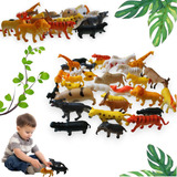 Animais Da Fazenda Selvagens Brinquedo Infantil Pequenos