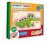 Animais Da Selva Quebra Cabeça 3 4 E 5 Peças Toyster Brinquedos
