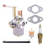 Aniro Moto Carburador Compatível Com Coleman CK100 S CT100U CC100X Mini Bike SK100 Go Kart Com Juntas Filtro De Linha De Combustível Vela De Ignição