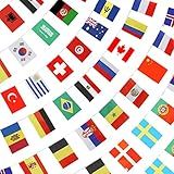 ANLEY 184Ft 200 Bandeira De Cordas Para Países Bandeiras Internacionais Para Decoração De Festas Bares Clubes Esportivos Festivais Escolares Celebrações 8 X 5 200 Bandeiras 184 Pés