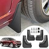 ANMOSVO Para-Lamas Para Jeep Grand Cherokee 2024 2023 2022-Acessórios Para Proteção Contra Respingos Dianteiros E Traseiros Para Todos Os Climas- Sem Necessidade De Perfuração Para Acessórios Externos