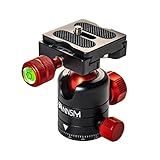 ANNSM Tripé Profissional Cabeça Esférica 24 Mm 360 Graus Giratória Cabeça Panorâmica Com 38 Mm De Largura Placa De Liberação Rápida Para Câmera DSLR Slider Estabilizador Monopé