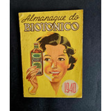 Ano 1940 Antigo Almanaque Do Biotonico Fontoura Farmácia