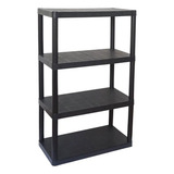Antares Super Estante Modular Multiuso 4 Andares Organizador Cor Preto
