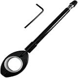 Antena Aparador Corta Linha De Pipa - Moto Retrátil 6 Estágios Especificações- - Inox - Dobrável Guidão Inox - DM SHOPP