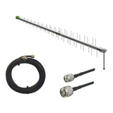 Antena Celular Fullband Cabo 15m Tnc Amplimax Elsys Tnc