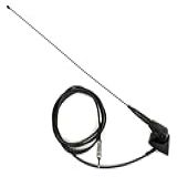 Antena Completa Curta Preta Compatível Com Logan Clio Sandero Duster Oroch Master Scenic Symbol Kwid Megane