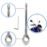 Antena Corta Linha De Pipa Moto Anti Cerol Guidão 7 Estagios
