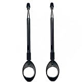 Antena Corta Pipa Motocicleta Aço Retrátil 7 Estágios Kit 2 Unidades