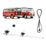 Antena Cromada 4 Estágios Com Cabo Vw Kombi 1972