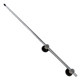 Antena Cromada 4 Estágios Telescópica Kombi Caminhão C Cabo