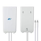 Antena De Painel De Alto Ganho 4G LTE TS9 CRC9 SMA 88DBi De 800 MHz A 2600 MHz Antena Mimo Dupla Com Montagem De Parede Mesa De Cabo De 2x2 M Amplificador De Reforço De Sinal WiFi Para Roteador Modem Ponto De Acesso WiFi SMA