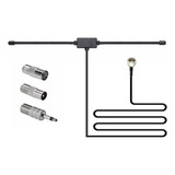 Antena De Rádio Dab Fm Conector De Áudio Aéreo Dipolo Fm