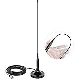Antena De Rádio Móvel Banda Dupla VHF UHF 136 174MHz 400 470MHz E PL259 Conector Macho Base De Montagem Magnética Para Veículos Amador Rádio Carro Caminhão Rádio Amador NL R2