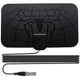 Antena De TV Antena De TV Digital Para Smart TV Interna Antena HDTV Recepção De 360 Antena De TV Para Canais Locais Suporta 4K 1080p Antena HDTV Portátil Interna Para TVs Inteligentes Antigas
