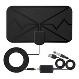Antena De Tv Interna Digital 4k Dvb t Hd Com Amplificador De