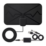 Antena De Tv Interna Digital 4k Dvb t Hd Com Amplificador De