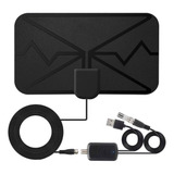 Antena De Tv Interna Digital 4k Dvb t Hd Com Amplificador De
