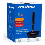 Antena Digital Dtv100 4 Em 1 Hdtv Vhf Uhf Fm Dtv 100 Aquario
