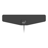 Antena Digital Interna Hdtv 4k Com 40 Km De Alcance E Cabo 2 5m Hdtvslim50