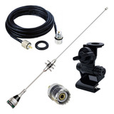 Antena Dual Band Vhf Uhf Porta Malas Cabo 5 5m Sma Femea