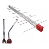 Antena Ext Digital 4k Uhf Hdtv mastro De Alumínio 15 Mts Cb