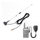 Antena Externa Nagoya Ut106uv Magnética Baofeng ptt Mike