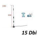 Antena Gsm Alarme Tv Gprs Celular Sma 15 Dbi Super Antena