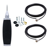 Antena Inox Px 2 70mts B2003p 2 Cabo 5 5mts Kit Parafusos