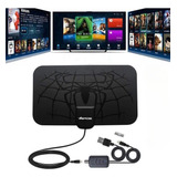Antena Interna Amplificador Sinal Hdtv Para Tv Digital