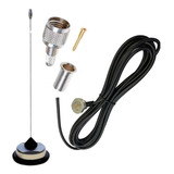 Antena Móvel Ars Eletronica Vhf Fm 1 4 De Onda Cabo 5m Mv00a